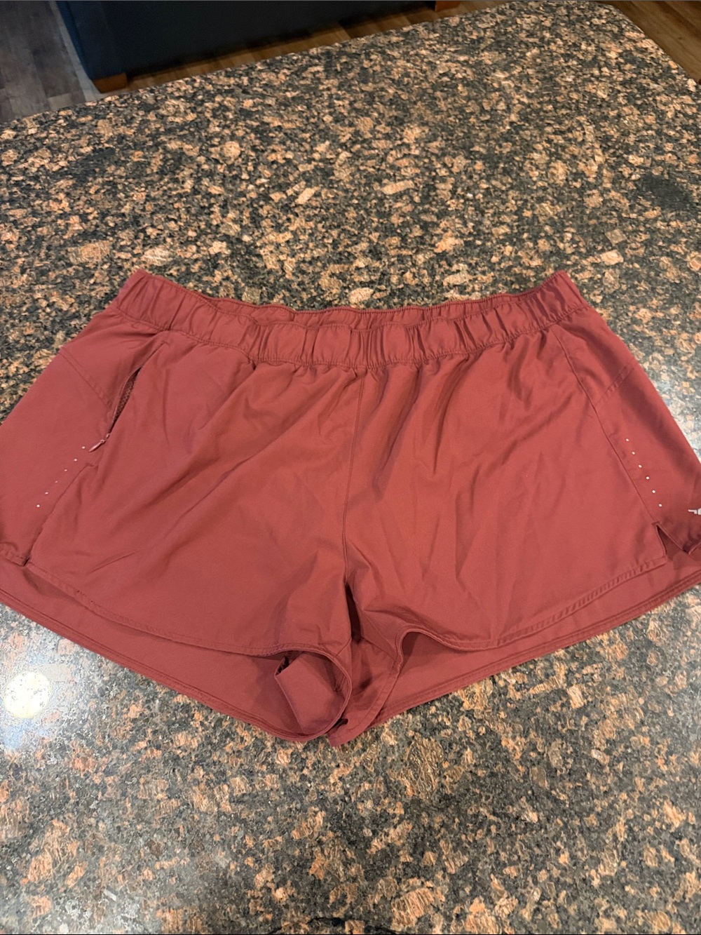 Women's Maroon Athletic Shorts - Lightweight Running Shorts